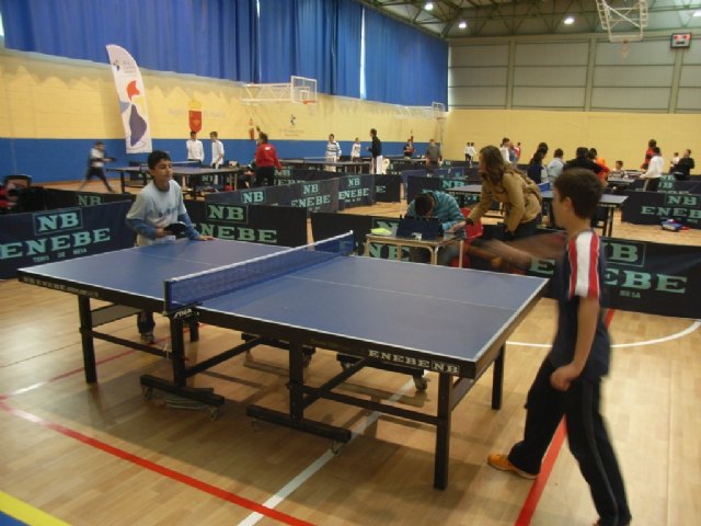 First day of Table Tennis Championship Sports Promotion of the Region of Murcia, Foto 1