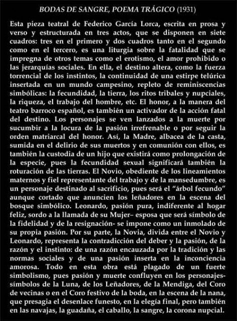 La compañía de Teatro del IES Prado Mayor vuelve a escenificar Bodas de Sangre en el Teatro Sociocultural de “La Cárcel” - 2, Foto 2