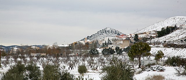 Incidencias por temporal de frío y nieve en Lorca (actualizado a las 18:20 h) - 1, Foto 1