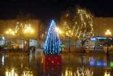 Las luces navideñas y el Belén municipal ya engalanan las fiestas en Lorquí