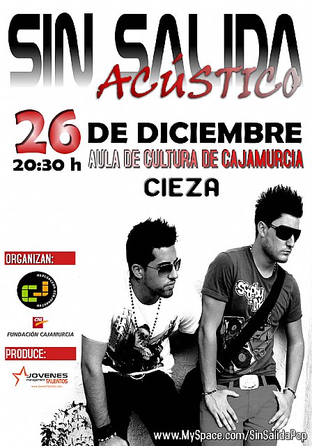 Concierto de Sin Salida en Cieza el próximo sábado 26 de diciembre de 2009 - 1, Foto 1