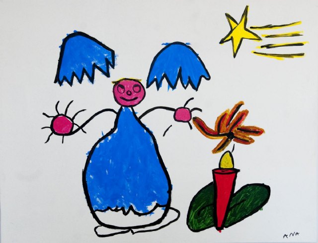 Discapacitados pintan a la Navidad - 1, Foto 1