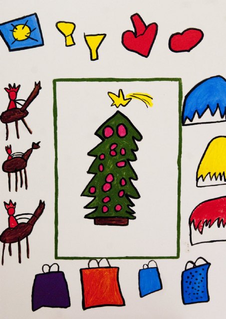 Discapacitados pintan a la Navidad - 3, Foto 3