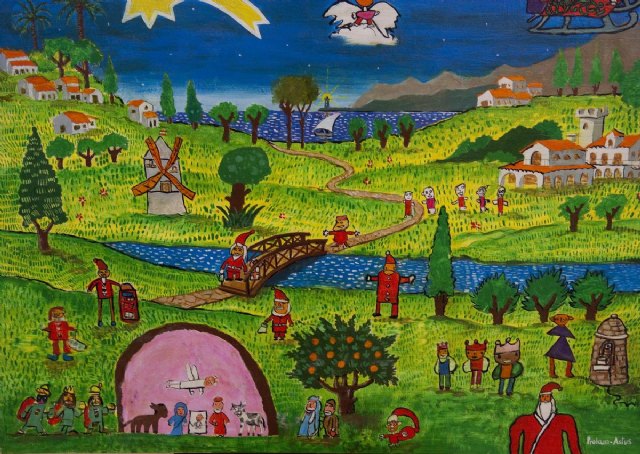 Discapacitados pintan a la Navidad - 5, Foto 5