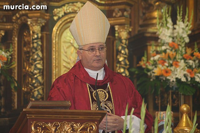 El obispo de la dicesis de Cartagena Jos Manuel Lorca Planes felicita la Navidad, Foto 2