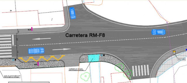 Obras Públicas mejora la seguridad de vehículos y peatones en la carretera que une las localidades de Monteagudo y Casillas - 1, Foto 1