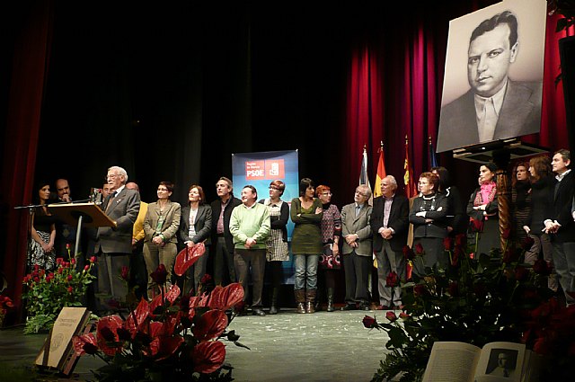 Abarán acogió  anoche el primero de los actos del centenario del PSRM-PSOE - 1, Foto 1