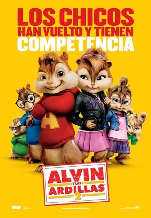 La concejalía de Cultura continúa con la programación del cine durante este fin de semana con la película Alvin y las ardillas 2, Foto 1