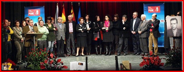 La gran familia socialista murciana se reune en Abarán en el inicio de los actos conmemorativos del centenario del PSRM- PSOE - 1, Foto 1