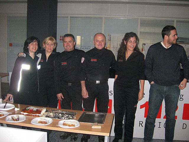 Protección Civil de Totana felicita la Navidad y el año nuevo a la dirección general de Emergencias de la región de Murcia (112), Foto 1