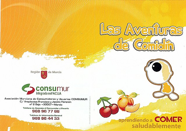 CONSUMUR edita “Las aventuras de Comidín”, un folleto sobre alimentación dirigido a niños - 1, Foto 1