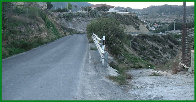 Interseccion de la carretera RM- B17 y la via pecuaria 'Colada de la Cuesta de Ricote'. , Foto 1