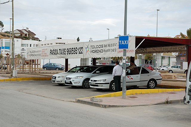 Nuevas paradas de taxis para Mazarrón, Foto 1