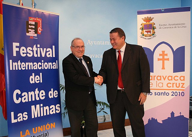 Un acuerdo entre los ayuntamientos de Caravaca y La Unión vincula el Año Santo y el Cante de las Minas - 1, Foto 1