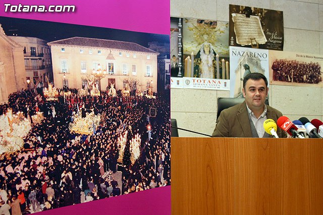 Totana mostrará al mundo el color y el esplendor de la Semana Santa en el mayor expositor de este sector, la feria internacional de turismo Fitur 2010, Foto 2