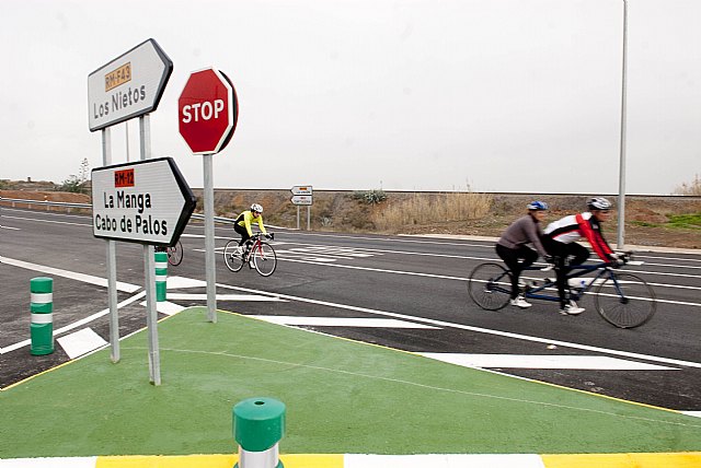 La Comunidad elimina un punto negro de accidentes entre La Unión y El Llano - 3, Foto 3
