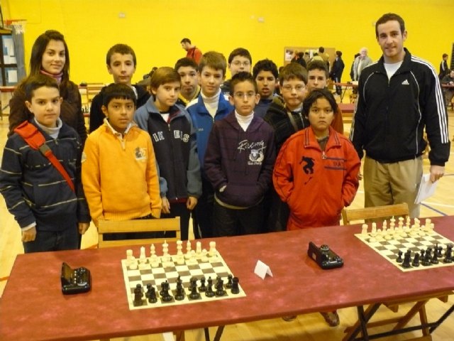 Totana acoge la primera Jornada regional Alevín de Ajedrez de Deporte Escolar, con la participación de más de 60 escolares, Foto 1