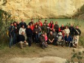 Ms de una treintena de senderistas realizan una ruta de 12 kilmetros por los parajes naturales de Mula