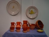 El taller de alfareria de Totana Romero y Hernandez presenta Ceramica y azulejeria murciana en Nueva Condomina