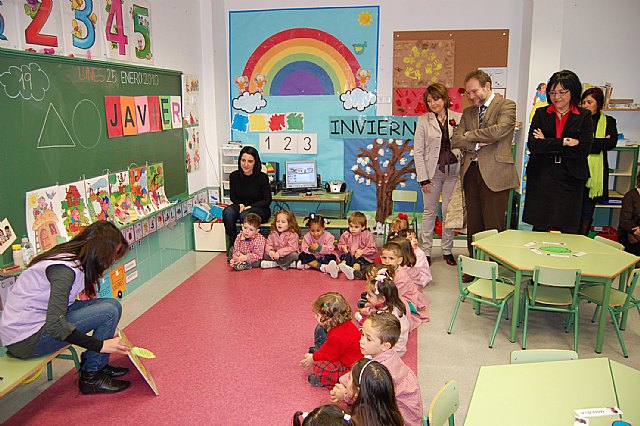 Sotoca inaugura las obras de renovación del C. P. “Jesús García” de Lorquí - 1, Foto 1