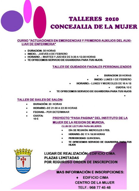 La Concejalía de la Mujer presenta sus nuevas propuestas para las mujeres del municipio - 1, Foto 1