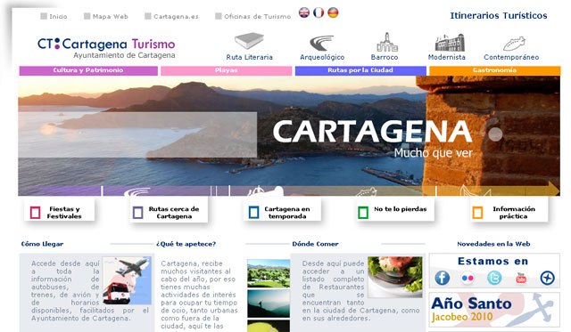 El portal web cartagenaturismo recibe un 30 por ciento más de visitas - 1, Foto 1