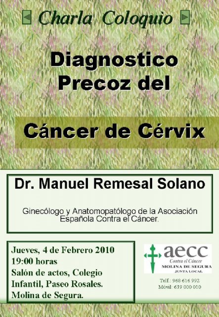 La Junta Local de la Asociación Española Contra el Cáncer de Molina organiza una charla coloquio sobre la prevención del cáncer de cérvix - 2, Foto 2