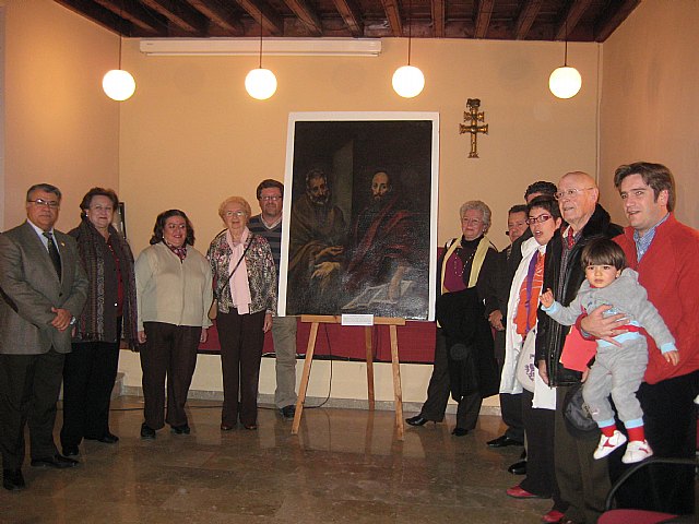 Esta tarde se llevaba a cabo la donación a la Cofradía del cuadro titulado “San Pedro y San Pablo” - 2, Foto 2