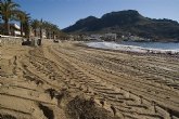 Ava pide a Costas que paralice el vertido de tierra y piedras en la Playa de Calabardina