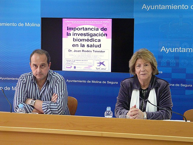 La Fundación de Estudios Médicos de Molina de Segura presenta una conferencia de divulgación científica sobre la investigación biomédica - 1, Foto 1