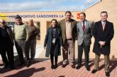 El Alcalde inaugura un polideportivo municipal que sitúa a Sangonera la Seca entre las pedanías con mejores instalaciones deportivas públicas