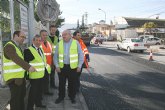 Obras Pblicas mejora la carretera que une la Ronda Sur de Murcia con la Costera Sur y la pedana de Santo ngel