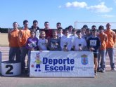 Más de 120 escolares de los diferentes centros de enseñanza de la localidad participaron en la jornada de atletismo de Deporte Escolar