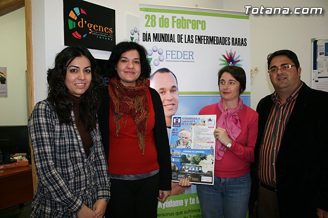 D´Genes presenta la peregrinacion de las Enfermedades Raras a Caravaca, Foto 1