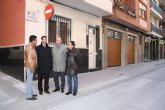Obras Públicas mejora la accesibilidad y la seguridad de los peatones en el casco urbano de Yecla