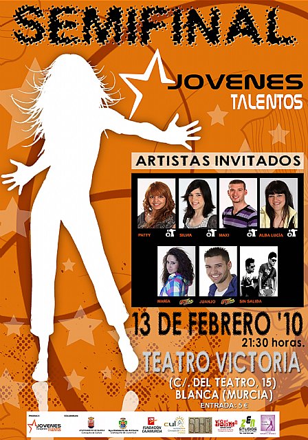 Artistas de lujo en la primera gala del proyecto nacional Jóvenes Talentos a celebrar en Blanca - 1, Foto 1