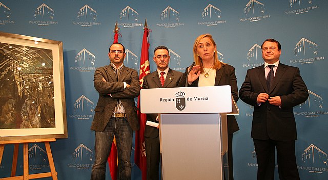 Reverte resalta la “fusión entre pasión y arte” del cartel de la Semana Santa de Ricote 2010 - 1, Foto 1