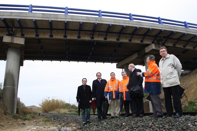 Obras Públicas finaliza las obras del puente de acceso a Murcia desde el eje Este del municipio - 1, Foto 1