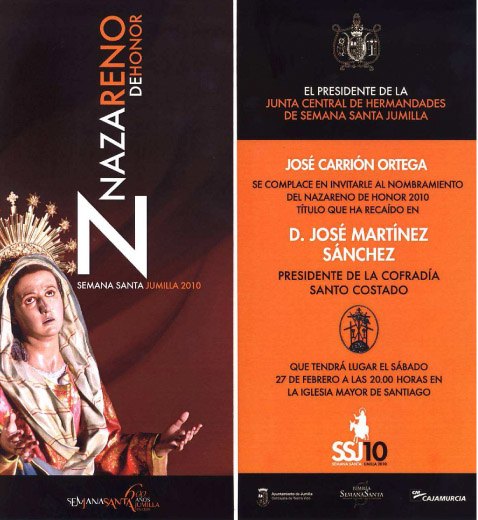 El cupón de la ONCE del día 23 de abril de 2011 llevará la imagen de la Semana Santa de Jumilla con motivo de su 600 aniversario - 3, Foto 3