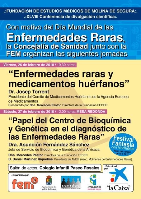 La Concejalía de Sanidad de Molina de Segura organiza un programa de actividades con motivo del Día Mundial de las Enfermedades Raras - 2, Foto 2