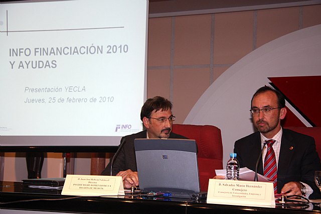 La Consejería de Empresa concedió casi cuatro millones de euros de ayudas de ‘InfoFinanciación 2009’ a proyectos del municipio de Yecla - 1, Foto 1