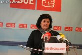 El PSOE ofreció una rueda de prensa para hacer una valoración del Pleno ordinario de febrero de 2010