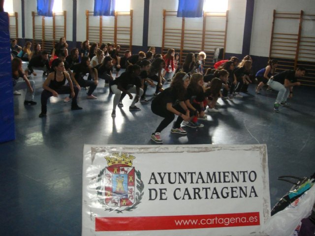 Gran éxito de la Master Class de funky impartida por el coreófrafo Gsus Villaú en Cartagena - 1, Foto 1