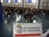 Gran xito de la Master Class de funky impartida por el corefrafo Gsus Villa en Cartagena
