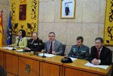 El delegado del Gobierno en Murcia entrega los protocolos de seguridad del Ministerio del Interior a 6 municipios de la Región