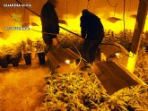 La Guardia Civil desmantela tres puntos de producción y distribución de marihuana en las comarcas de la Vega Media y Alta