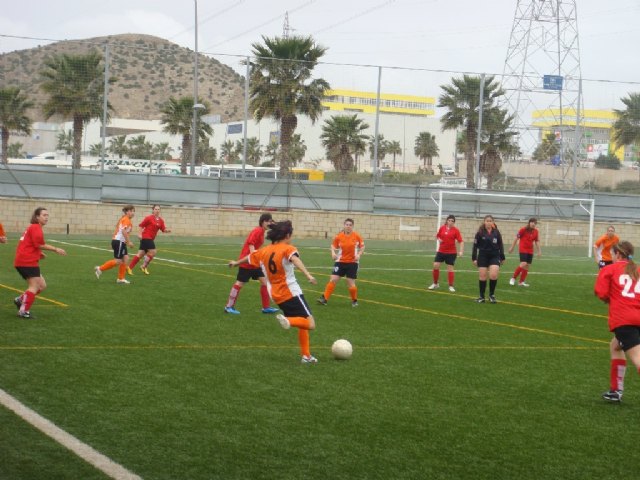 El Cartagena gana al Murcia en la categoría femenina de fútbol - 1, Foto 1