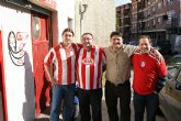 La Peña Atletico de Madrid de Totana asisti a una Gala de Peñas Atleticas celebrada en Almeria