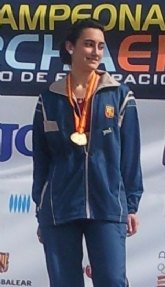 La abaranera Amanda Cano, campeona de España de atletismo