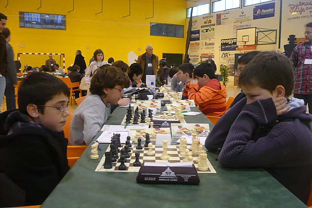 Se celebró  en Totana la primera jornada del Campeonato Regional de Ajedrez por edades, Foto 2